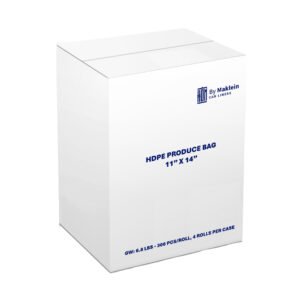 Bolsa en rollo transparente 11x14"