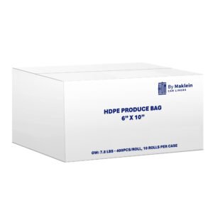 Bolsa en rollo transparente 8x12"